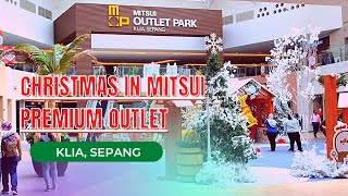 Christmas at Mitsui Premium Outlet KLIA Sepang blog malaysia ofw travel mall premium vlog [upl. by Enelrac]