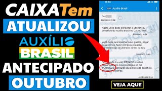 🎉 AGORA SIM CAIXA TEM ATUALIZOU DATAS ANTECIPADAS CALENDÁRIO AUXÍLIO BRASIL OUTUBRO [upl. by Ettigdirb]