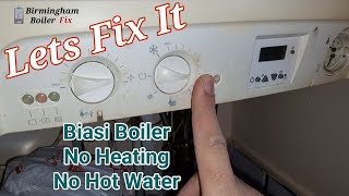 Biasi boiler repair wont ignite there is spark in Birmingham UK diagnosis and repair Domestic [upl. by Anelrats]