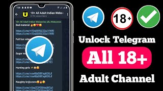 Fix Telegram 18 Channel Not Showing Displayed On Telegram Update 2024 [upl. by Aisha]