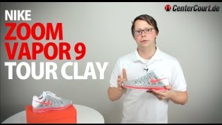 Nike Zoom Vapor 9 Tour Clay Tennisschuh [upl. by Adrahc]