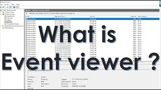 What is event viewer and how do we find the Event ID [upl. by Ihn625]