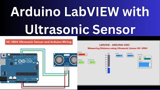 LabVIEWArduino How to connect HCSR04 ultrasonic sensor with LabVIEW [upl. by Killarney]