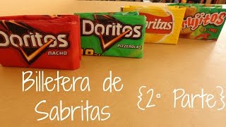 🌟 Haz una BILLETERA con bolsas DE SABRITAS 2° Parte  Bases [upl. by Bandeen]