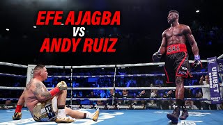 Efe Ajagba vs Andy Ruiz 2023  Highlights  Boxing [upl. by Llenrahs]