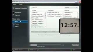 BlackBerry Wifi Music Sync [upl. by Trinetta]