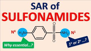 Structural Activity Relationship SAR of Sulfonamides [upl. by Kam]