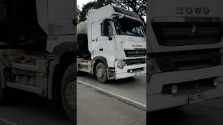 Howo cement tunker truck trailer spotted heavytruck baliwag highlights ytshorts PapaJohnyA [upl. by Aeli]