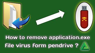 How to remove applicationexe file virus form pendrive  Folderexe  smadav antivirus  in hindi [upl. by Bernstein]