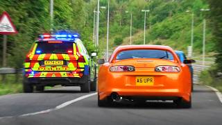 Police vs Modified Cars Leaving a Car Show  Trax 2024 [upl. by Solracnauj263]