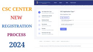 CSC CENTRE REGISTRATION PROCESS IN 2024jnrstartech [upl. by Daughtry]