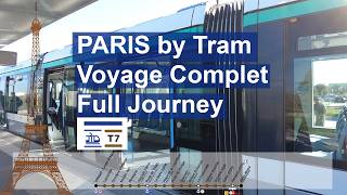 Paris Metro Tram Voyage Complet Full Journey [upl. by Adnilre]