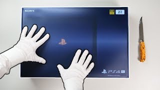 PS4 Pro quot500 MILLIONquot Limited Edition Unboxing 2TB Playstation 4 Console [upl. by Earesed]