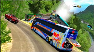 2024 offroad bus simulator driving passenger keeping bus driving 3d android gameplay [upl. by Johnson]