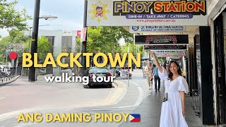 📍Blacktown Walking Tour  Little Manila  middle east in Sydney ANG DAMING PINOY MUST WATCH [upl. by Ahsaeit]