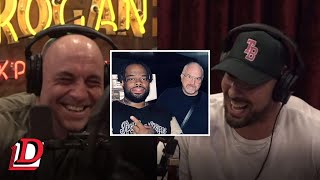 Joe Rogan and Brendan Schaub on David Lucas Hes one of the best guys ever at roasting [upl. by Aissac]