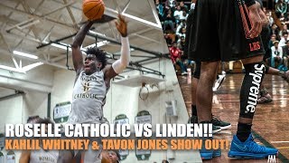 Roselle Catholic amp Linden SQUARE OFF Full Game Highlights [upl. by Eivlys]