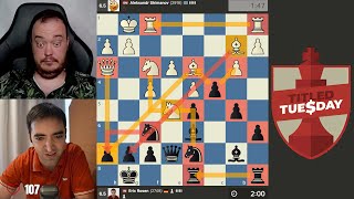 IM Eric Rosen DESTROYS the Russian GRANDMASTER [upl. by Yahsat]