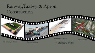 Runway Taxiways amp Apron Construction [upl. by Constancy]