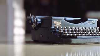 The World’s Rarest Royal Typewriter [upl. by Llennoj432]