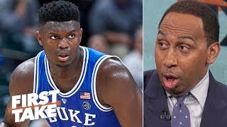 Stephen A on Dukes blowout win vs Kentucky quotMy Godquot  First Take [upl. by Zetnauq]