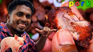 🔥பன்றி கறி சில்லி போட்டு பாத்தாச்சு  PORK CURRY FRY  PORK RECIPE  VILLAGE COOKING CHANNEL  K7 [upl. by Atterg]