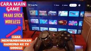 Cara Menyambungkan Gamepad Ke Tv Google review gamepad gametv [upl. by Gifford]