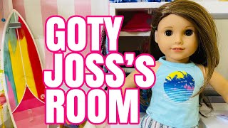 Girl of The Year Josss Bedroom  American Girl Doll [upl. by Ahsinhoj]