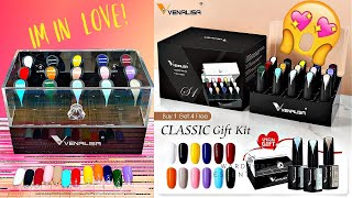 VENALISA GEL POLISH CLASSIC GIFT KIT UNBOXING AND GEL SWATCHES [upl. by Mayce324]