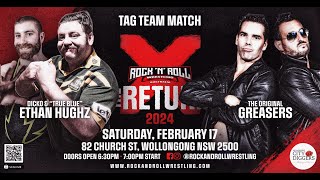 CHAMPIONSHIP MATCH The Original Greasers vs Ethan Hughz amp Dicko  The Return 2024 [upl. by Asiul]