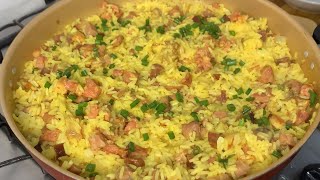 ARROZ DE CARRETEIRO  RECEITA SIMPLES E FICA UMA DELÍCIA [upl. by Oirramed]