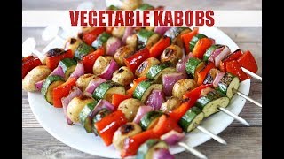 Grilled Vegetable Kabobs [upl. by Erusaert]