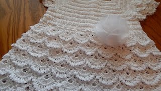 Vestido Crochet para niña 5 años 2 de 3 cc [upl. by Lamaj816]