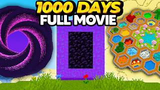 I Survived 1000 Days in Minecraft Hardcore FULL MOVIE [upl. by Faust867]