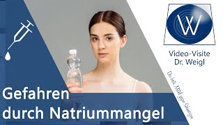 Natriummangel durch Hitze Schwitzen amp zuviel Flüßigkeit  Gefahren durch zu wenig Natrium [upl. by Stickney]