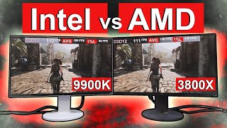 Intel vs AMD   3800X vs 9900K [upl. by Sesom270]