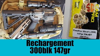 300 blackout rechargement 147gr Campro ep 11 [upl. by Evette]