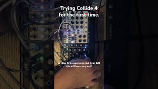 Joranalogue x Hainbach Collide 4 as a voice Quick Noodle synthesizer eurorack modular [upl. by Coffeng]