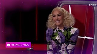 Did Gwen Stefani accuse a Voice contestant of lip syncing  Entertain This [upl. by Starobin]