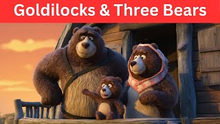 Goldilocks And 3 Bears kids Animation [upl. by Ireland]