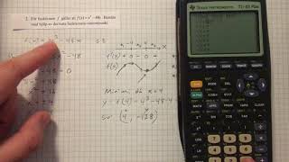 Ma3 kap 3 del 1 Kurvor derivator och integraler [upl. by Yorle]