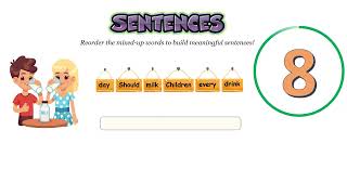 Unscramble Sentences  Part 1 [upl. by Neddra]