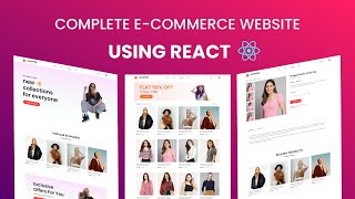 How To Create Complete Ecommerce Website Using React JS Step by Step Tutorial 2023 [upl. by Brandy724]