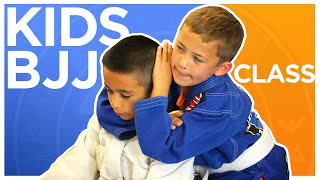 Kids Brazilian Jiu Jitsu Class  Kids BJJ [upl. by Nehtan813]