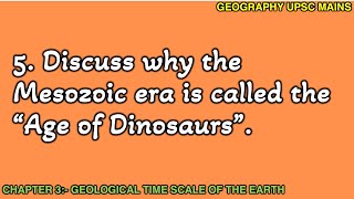 35 Mesozoic Era The Age of Dinosaurs Explained [upl. by Corinna953]