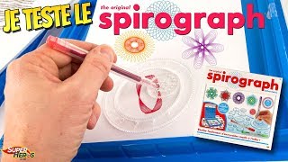 Je teste le Spirograph en version Deluxe Le Jeu de dessin de mon enfance Noel 2019 Splash Toys [upl. by Oir]