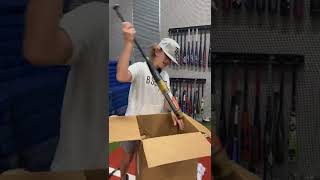 Baseball Bat Unboxing Reviews The Bullpen Training  The Goods Stinger Nuke 2 Louisville Select Pwr [upl. by Latterll377]