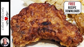 How to Fry A Perfect Pork Chop  Old Fashioned Family Recipes [upl. by Adnawad]