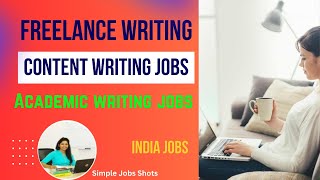 Freelance Content Writing Job  Academic Writing  Work From Home Jobs  Easy Student Jobs  India [upl. by Dorthea]