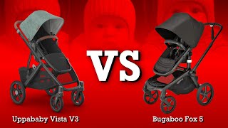 Uppababy Vista V3 VS Bugaboo Fox 5 Mechanics Comfort Use [upl. by Gianna]